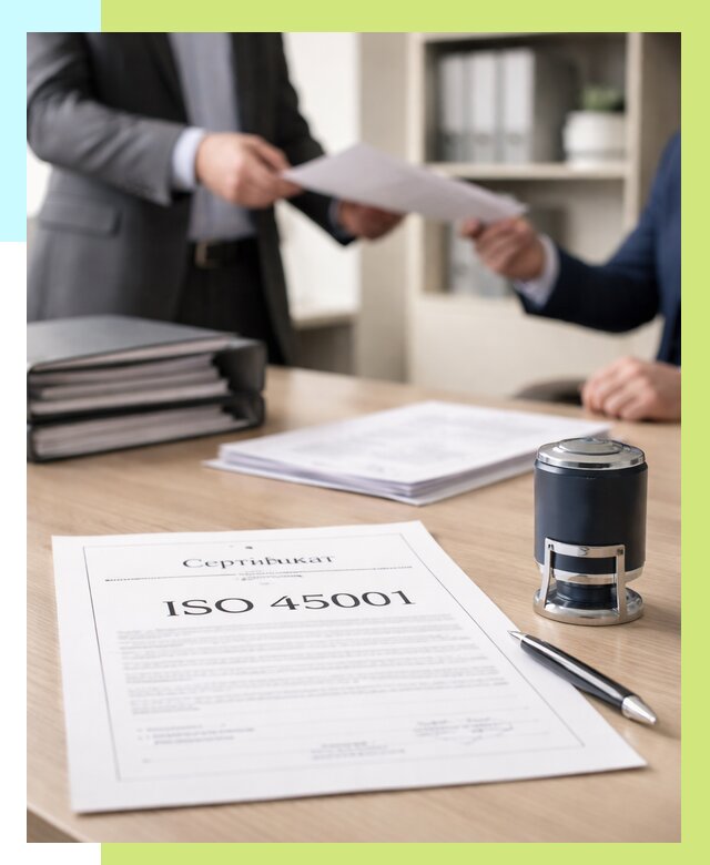 Сертификат ISO 45001 в Сибае под ключ от 46242 р. | Сертэкс